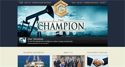 Desktop Screenshot of championgroup.com